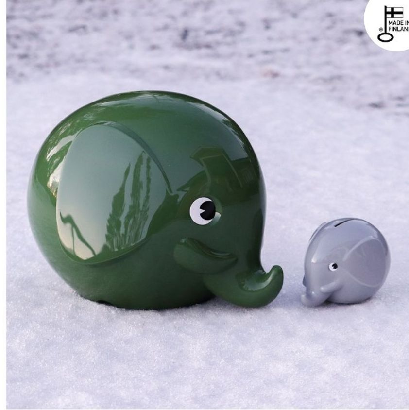 Sparbössa Mossgrön Elefant 30cm - Norsu