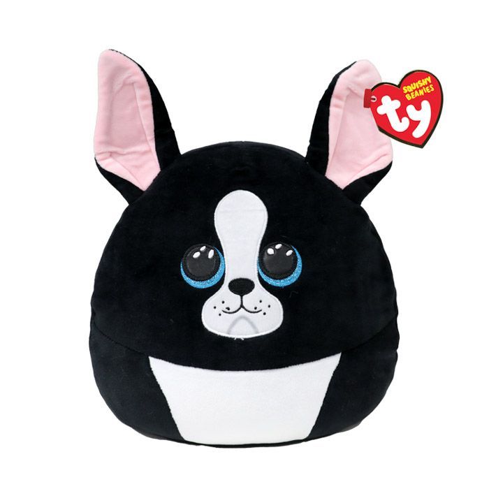 TY Squishy Beanies - TINK - 20cm svart hundkudde