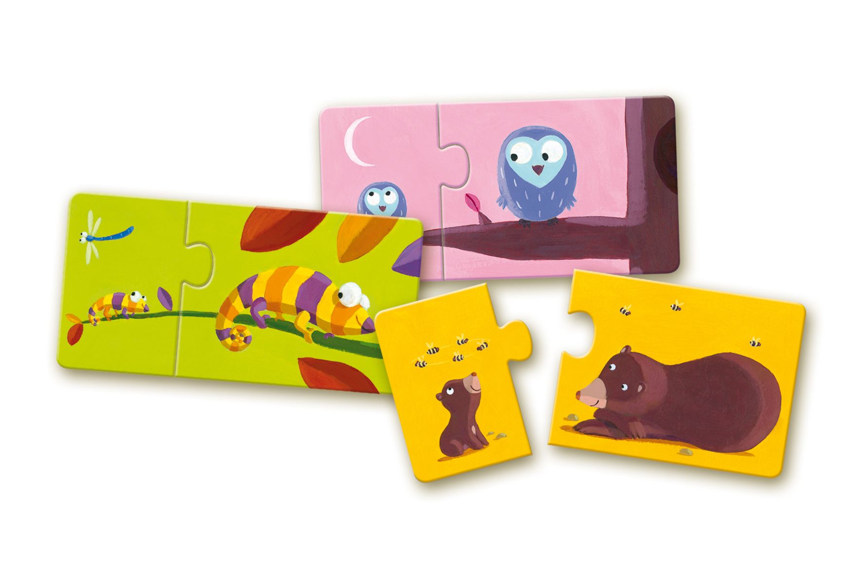 Duo-puzzle Familj - Djeco