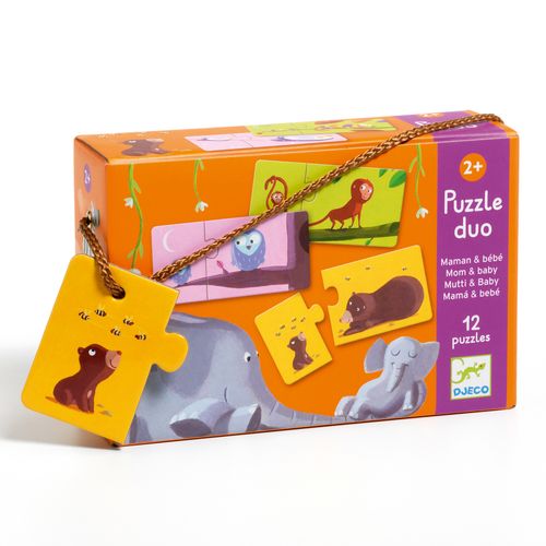 Duo-puzzle Familj - Djeco
