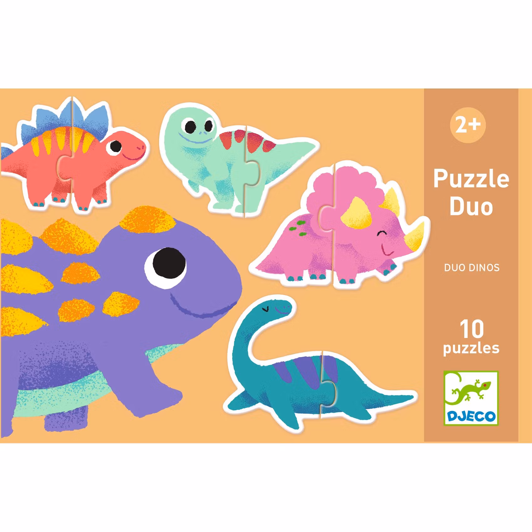 Duo-puzzle Dinos - Djeco