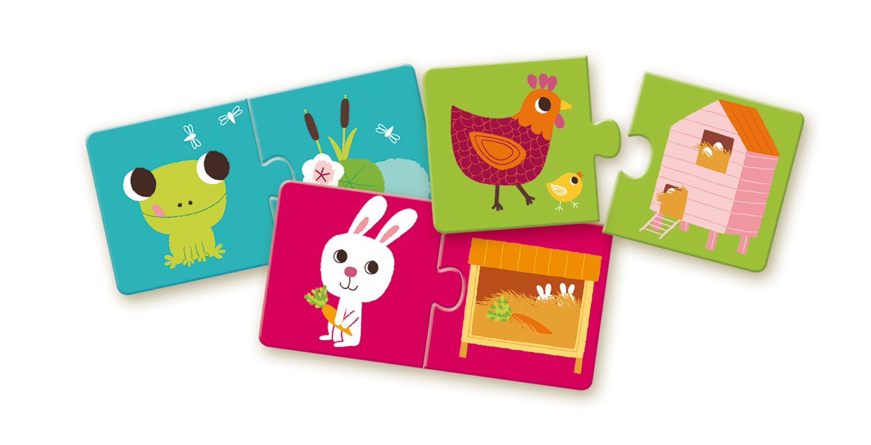 Duo-puzzle Näste - Djeco