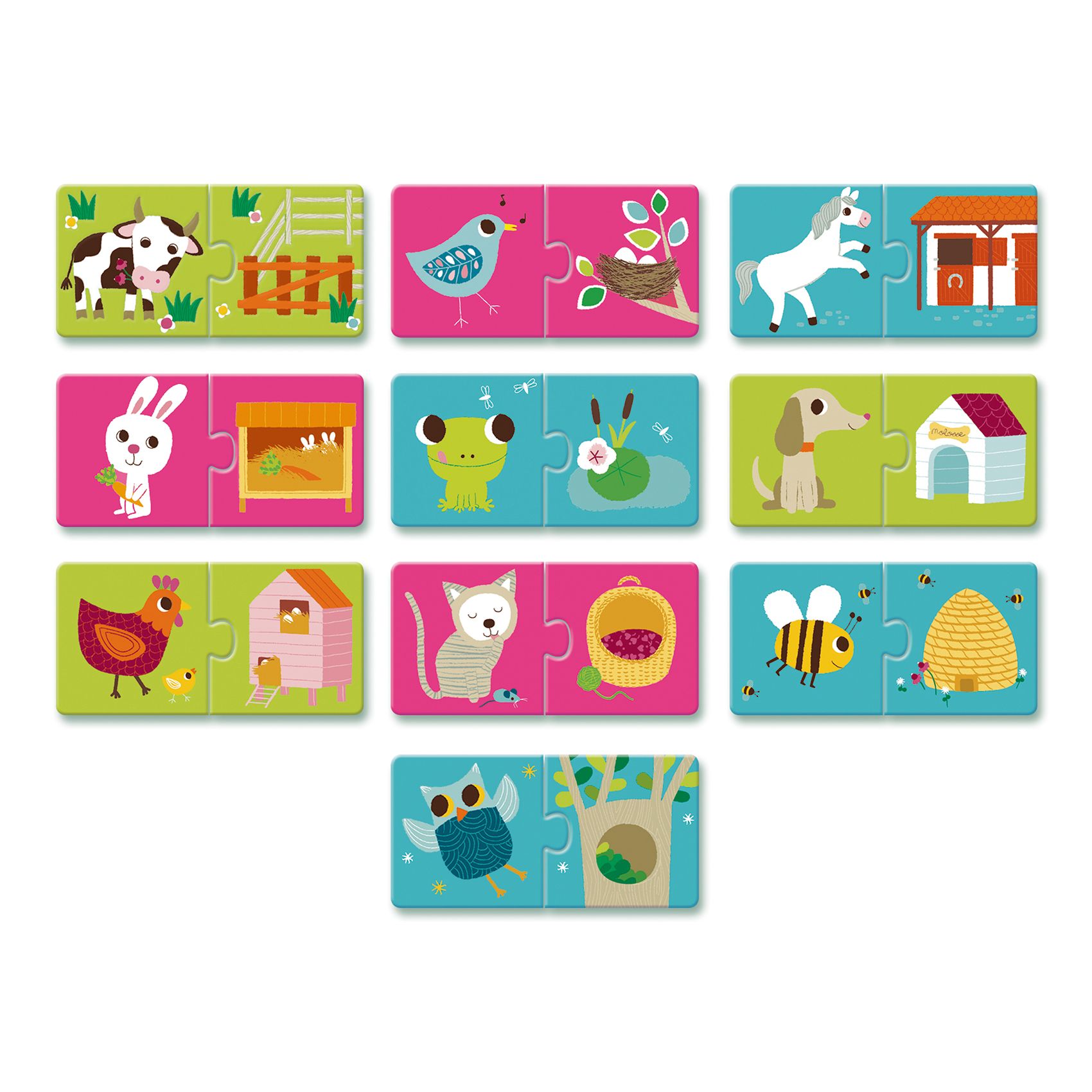 Duo-puzzle Näste - Djeco