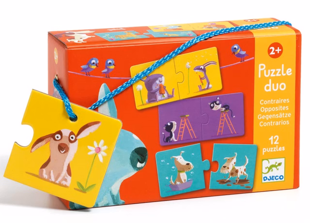 Duo-puzzle Motsatser - Djeco