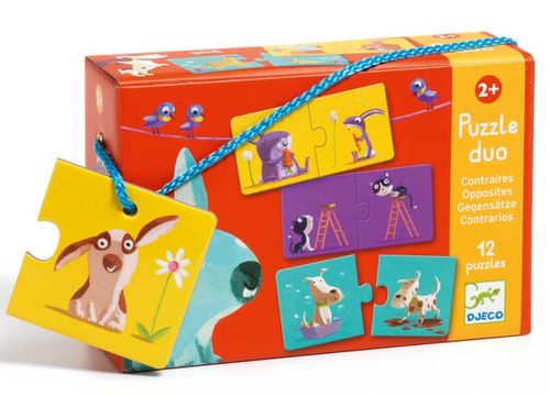 Duo-puzzle Motsatser - Djeco