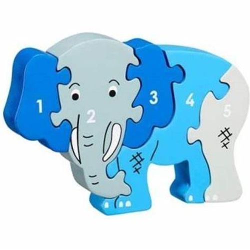 Trä Pussel - Elefant 5 - LankaKade - 10m+