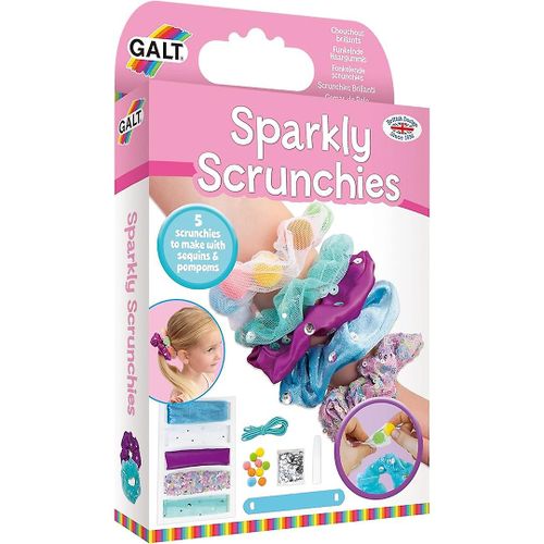 Glittrande Scrunchies - Galt
