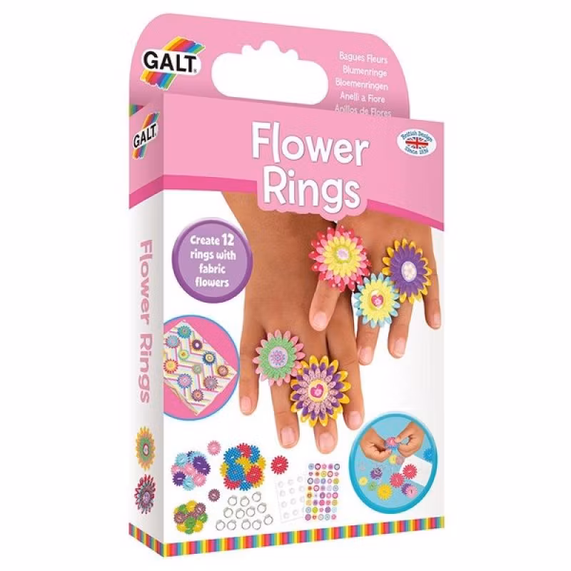 Pyssel Flower Rings - Galt