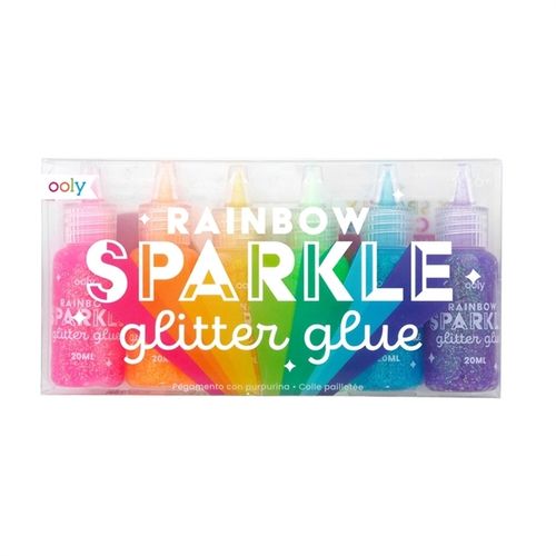 Rainbow sparkle glitter Glue- ooly