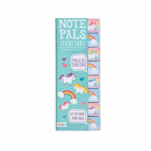 Note Pals Sticky Tabs unicorn- ooly