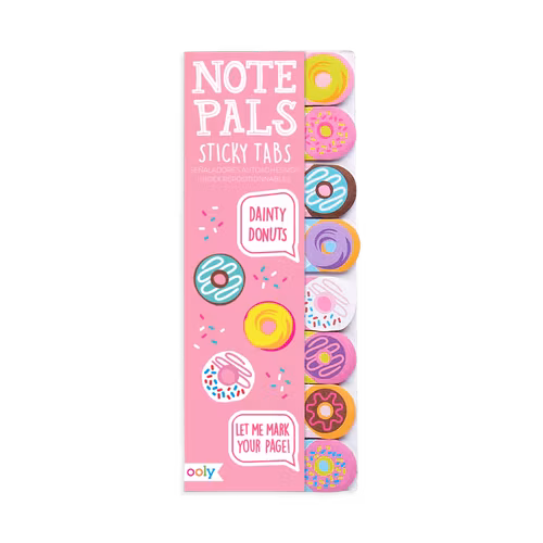 Note Pals Sticky Tabs Donuts- ooly