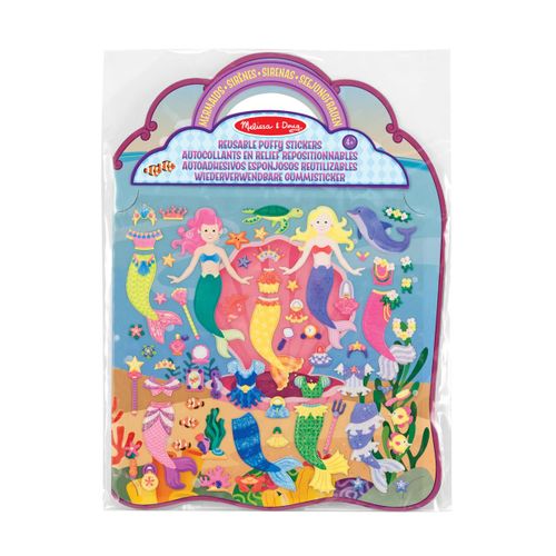 Puffy Stickers Reusable Mermaid - Melissa & Doug