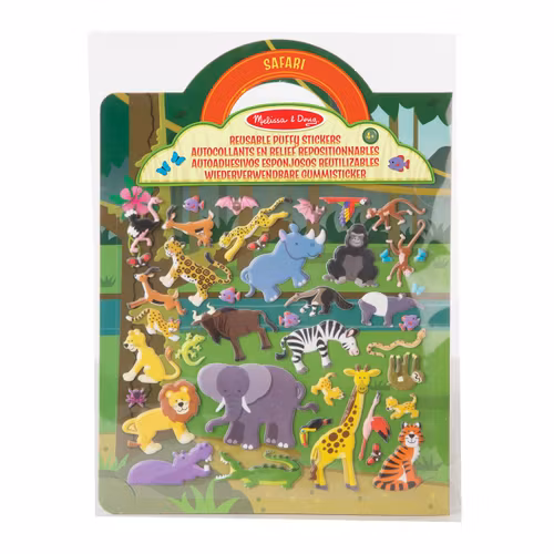 Puffy Stickers Reusable Animal - Melissa & Doug
