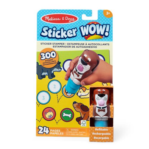 Sticker WOW! Dog with Book & Stickers