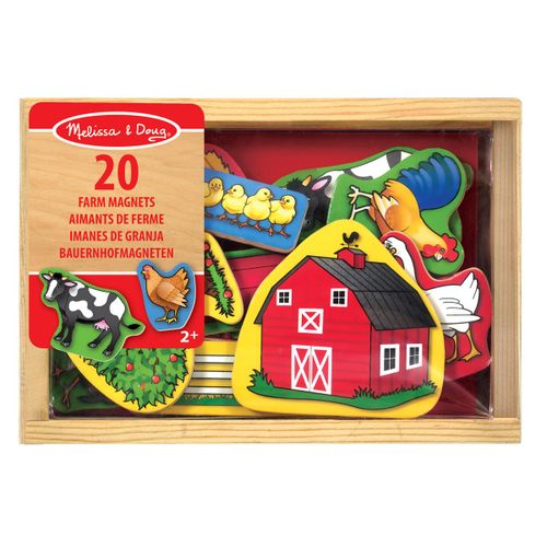 Farm Magneter i Trä 20 st - Melissa & Doug