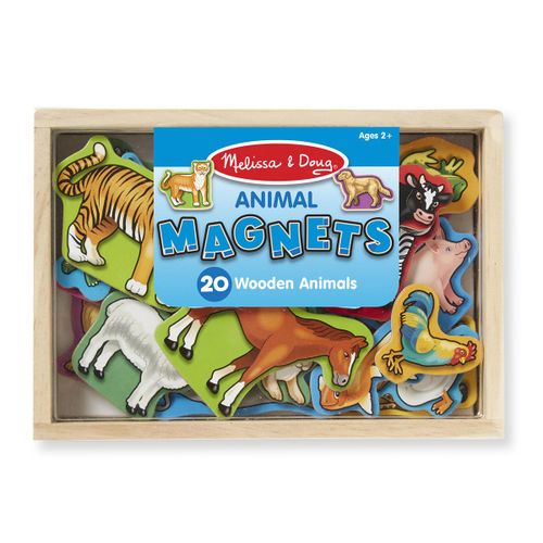 Melissa & Doug Djurmagneter i Trä 20 st