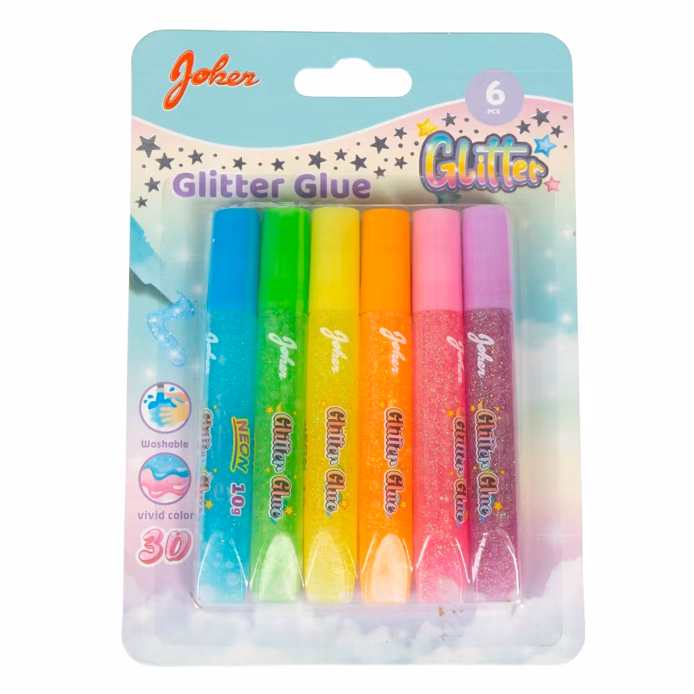 Glitter Glue 6pack