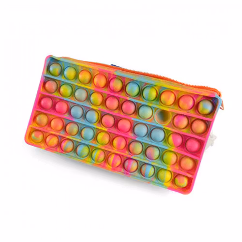 Pennfodral / Väska Pop It Fidget Toys - Pennskrin multifärg