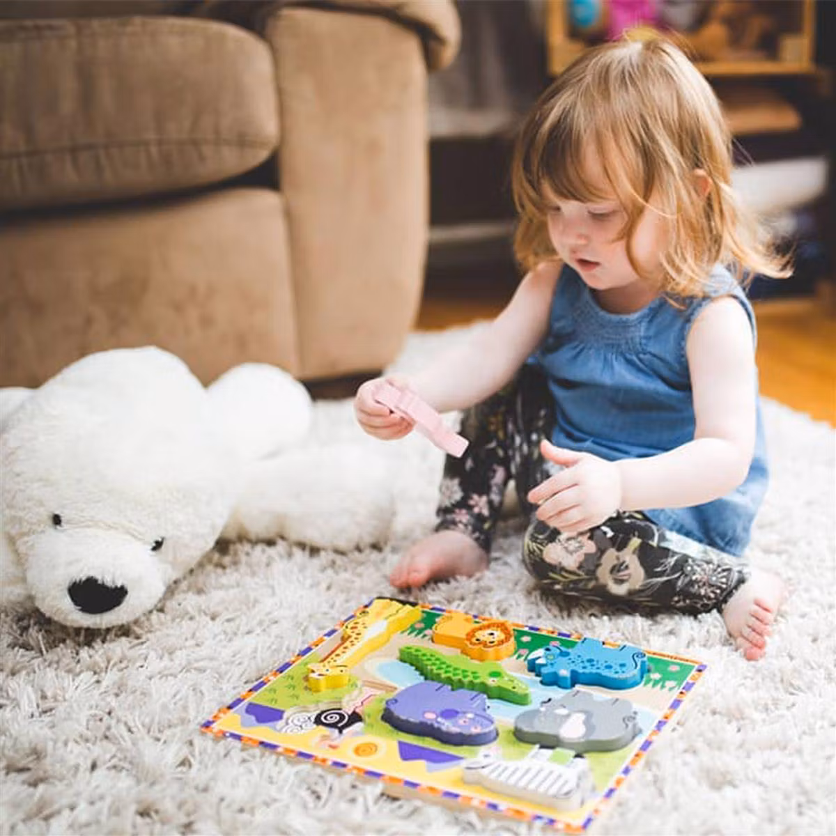Wooden Chunky Puzzle- Safari