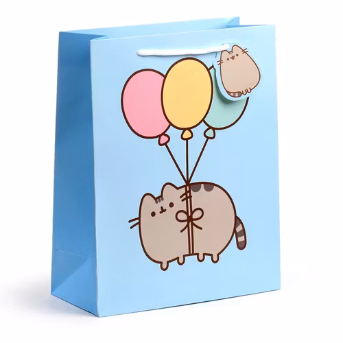 Presentpåse Stor- Pusheen The Cat Ballonger