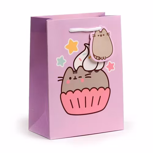 Presentpåse Medium- Pusheen The Cat Cupcake