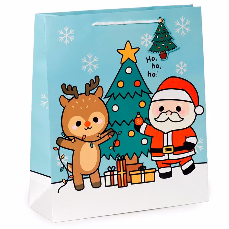 Presentpåse Extra Stor- Jul Festive Friends