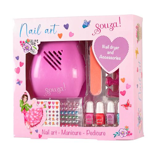 Nail Dryer + Nail Polish Set