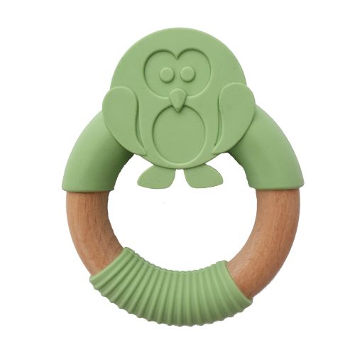 Summerville ekologisk bitleksak Pastelgrön - Pingvin