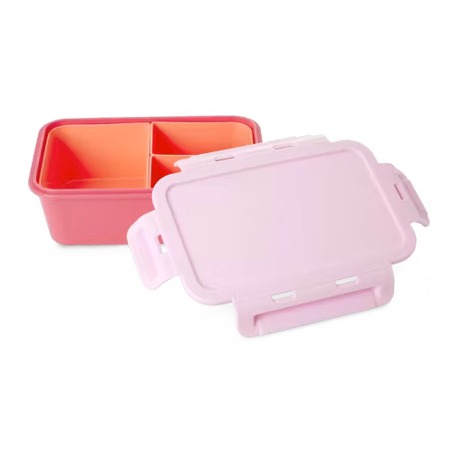 Lunchbox Med 3 Fack- Rosa