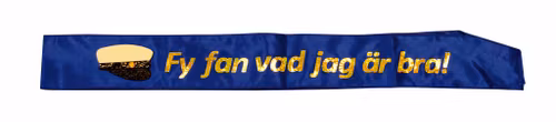 Studentband Fyfan- Blå