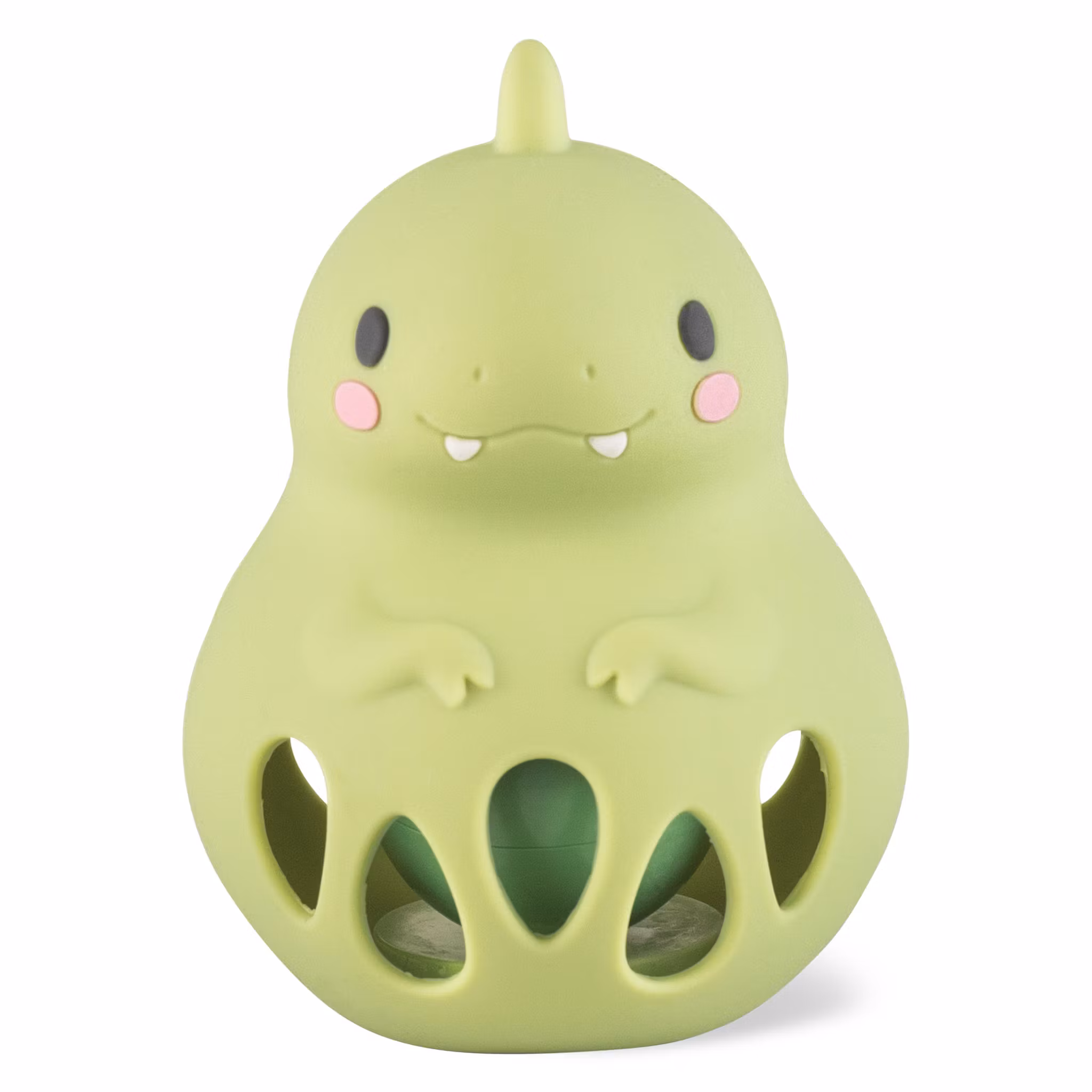 Silicone Rattle- Dino