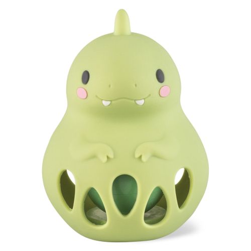 Silicone Rattle- Dino