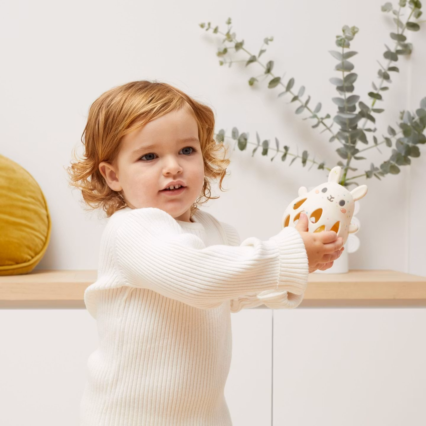 Silicone Rattle- Bunny