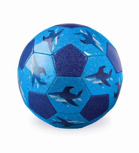 Glitter Soccer Ball- Shark 18cm