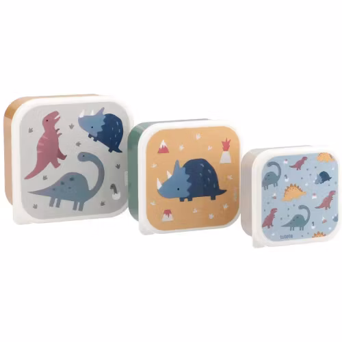 3 Lunchlådor -Dino