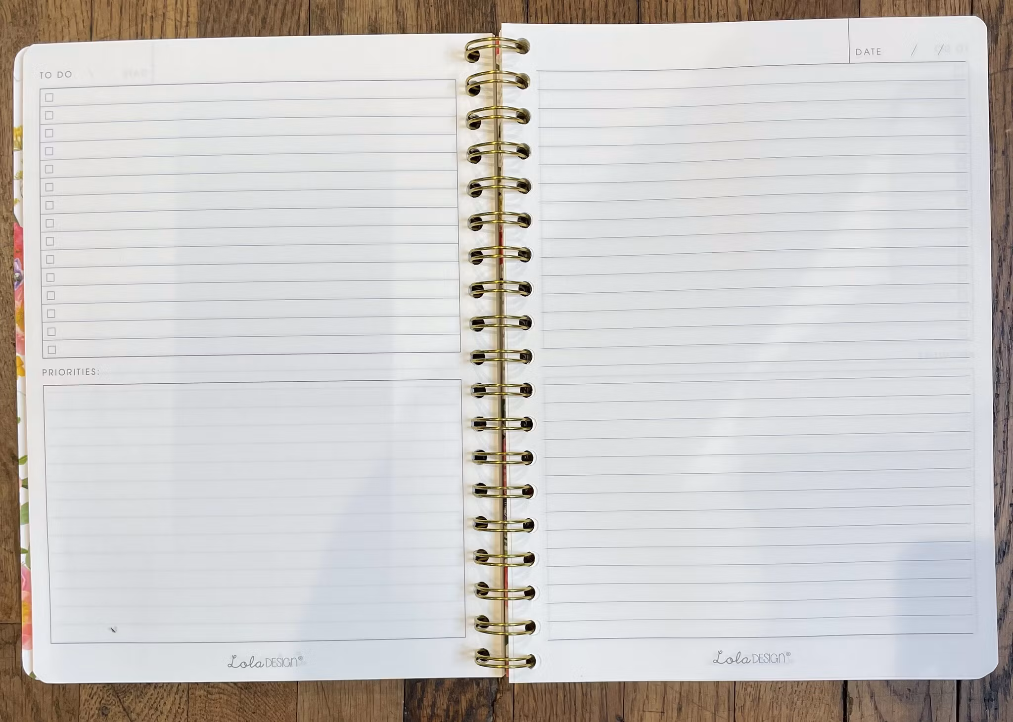 Dahlia Beach - Notebook Organiser