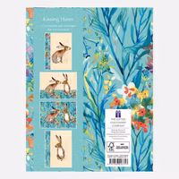 Kopia Kissing Hares Notecard Wallet