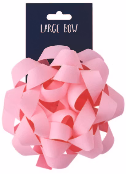 Large Bow Light Pink