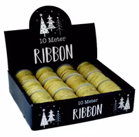 Glitter Ribbon Gold