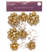 Gold 10-pack Bows