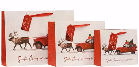Santa´s Car Shopper Giftbag