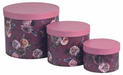 Blushing Rose Circle Box