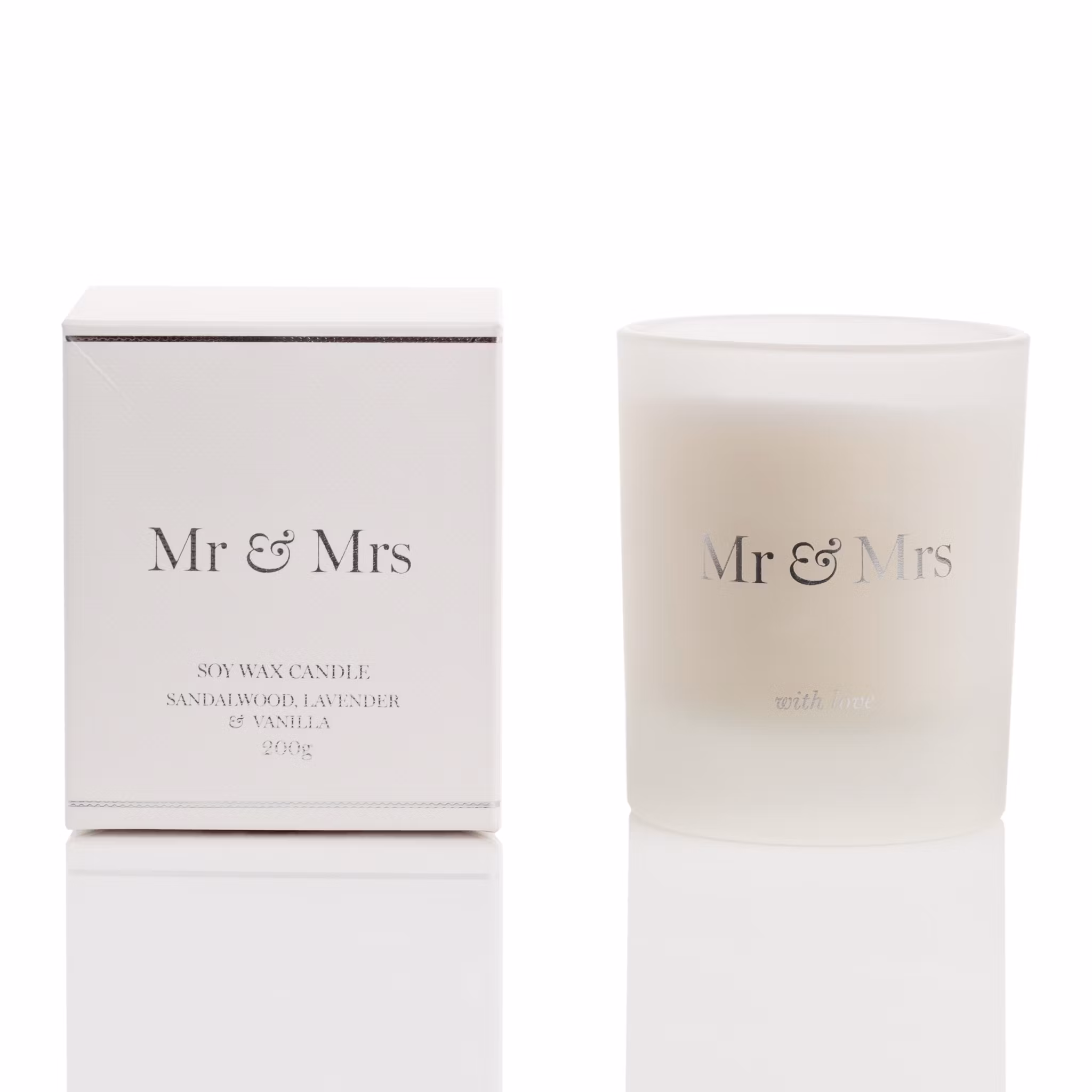 Soy Wax Candle - Mr & Mrs