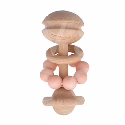 Silicone & wood teethers