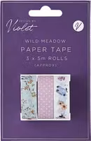 Wild Meadow Paper Tape 3X5 M