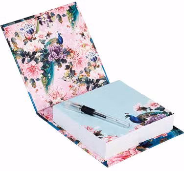 Exquisite Peacock Note Block