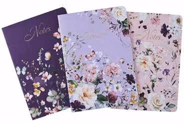 Fleur Notebook A5 3-pack