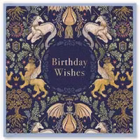 Kort `Birthday Wishes`