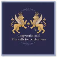 Kort `Congratulations! This calls for celebrations`