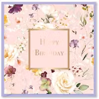 Kort `Happy Birthday`